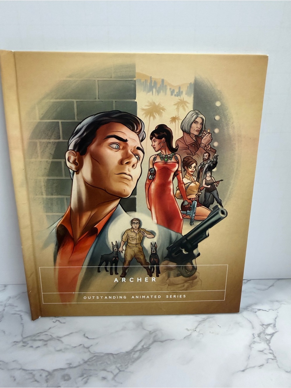 Archer Illustrated Hardcover Book - Beige Cover